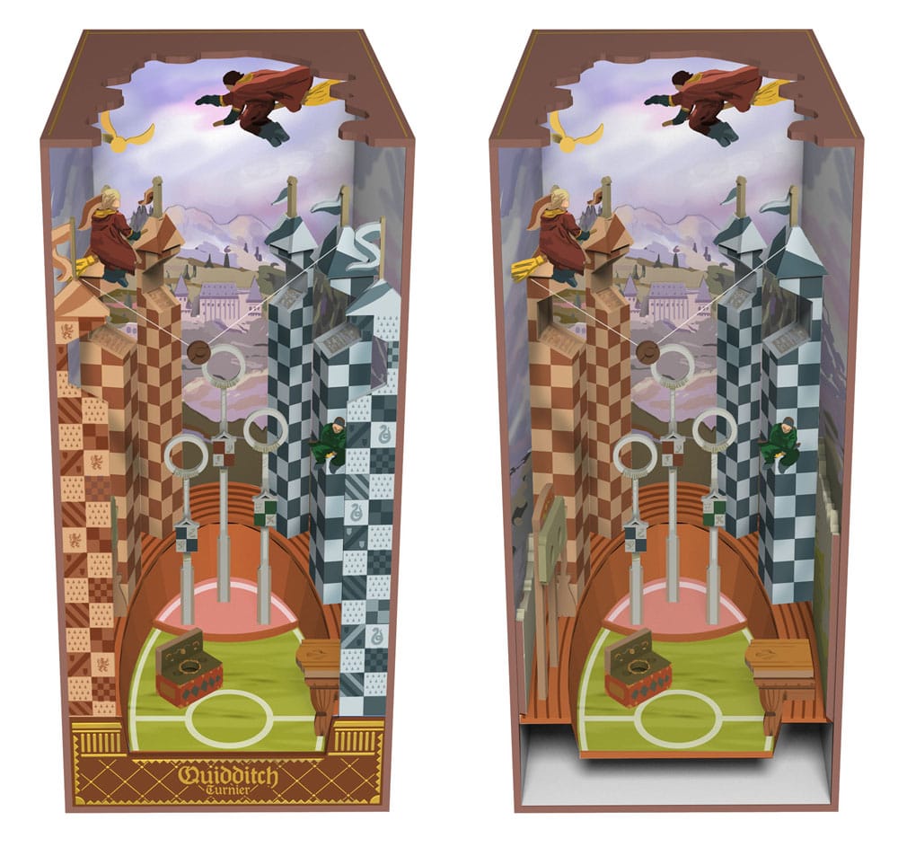 Harry Potter Tiny Adventures Bok Nook Mini Diorama Quidditch Pitch Revell