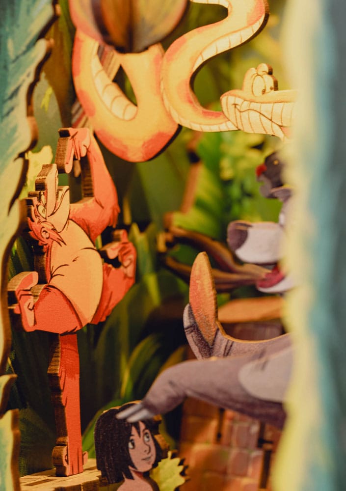 Disney Tiny Adventures Bok Nook Mini Diorama Djungelboken 23 cm Revell