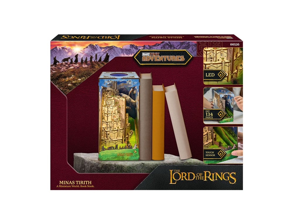 The Lord of the Rings Tiny Adventures Book Nook Mini Diorama Minas Tirith 23 cm Revell