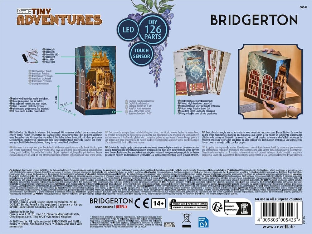 Bridgerton Tiny Adventures Boknisch Mini Diorama Hertiginnan och jag 18 cm