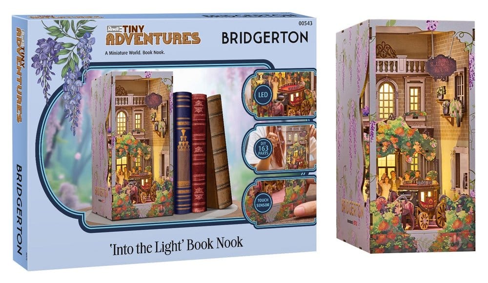 Bridgerton Tiny Adventures Bokhyllan Mysterier Mini Diorama Into the Light 18 cm
