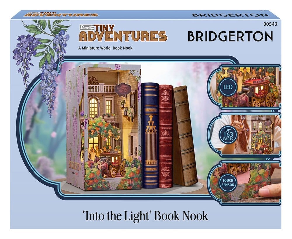 Bridgerton Tiny Adventures Bokhyllan Mysterier Mini Diorama Into the Light 18 cm