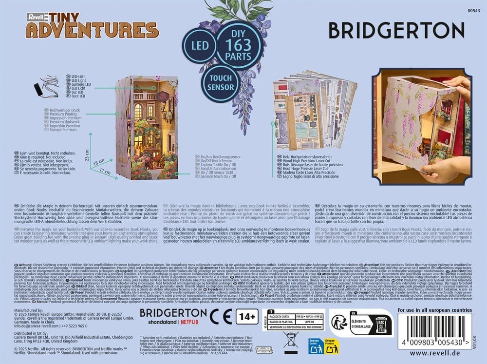 Bridgerton Tiny Adventures Bokhyllan Mysterier Mini Diorama Into the Light 18 cm