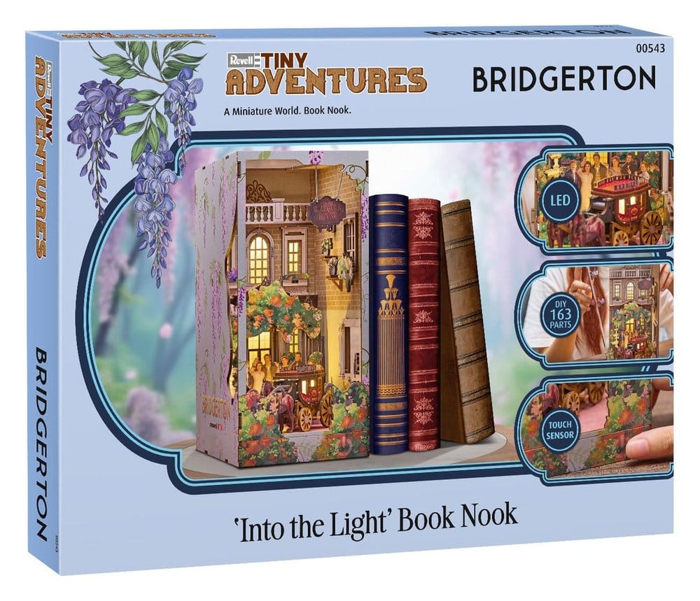 Bridgerton Tiny Adventures Bokhyllan Mysterier Mini Diorama Into the Light 18 cm