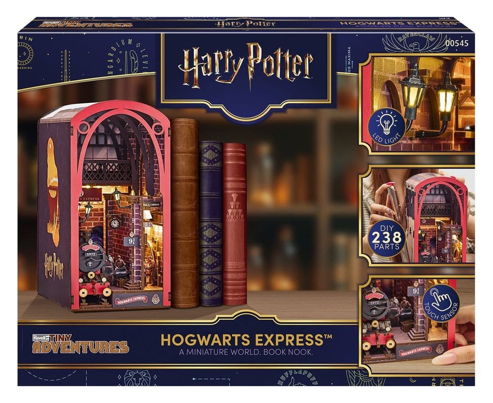 Harry Potter Tiny Adventures Bokhyllesminiatyr Mini Diorama Hogwarts Express 18 cm