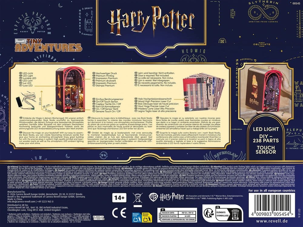 Harry Potter Tiny Adventures Bokhyllesminiatyr Mini Diorama Hogwarts Express 18 cm