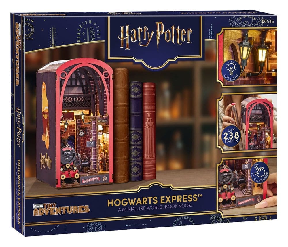 Harry Potter Tiny Adventures Bokhyllesminiatyr Mini Diorama Hogwarts Express 18 cm