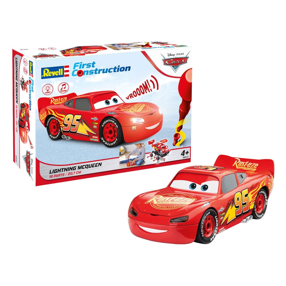 Cars Första Konstruktionsset Lightning McQueen 21 cm Revell