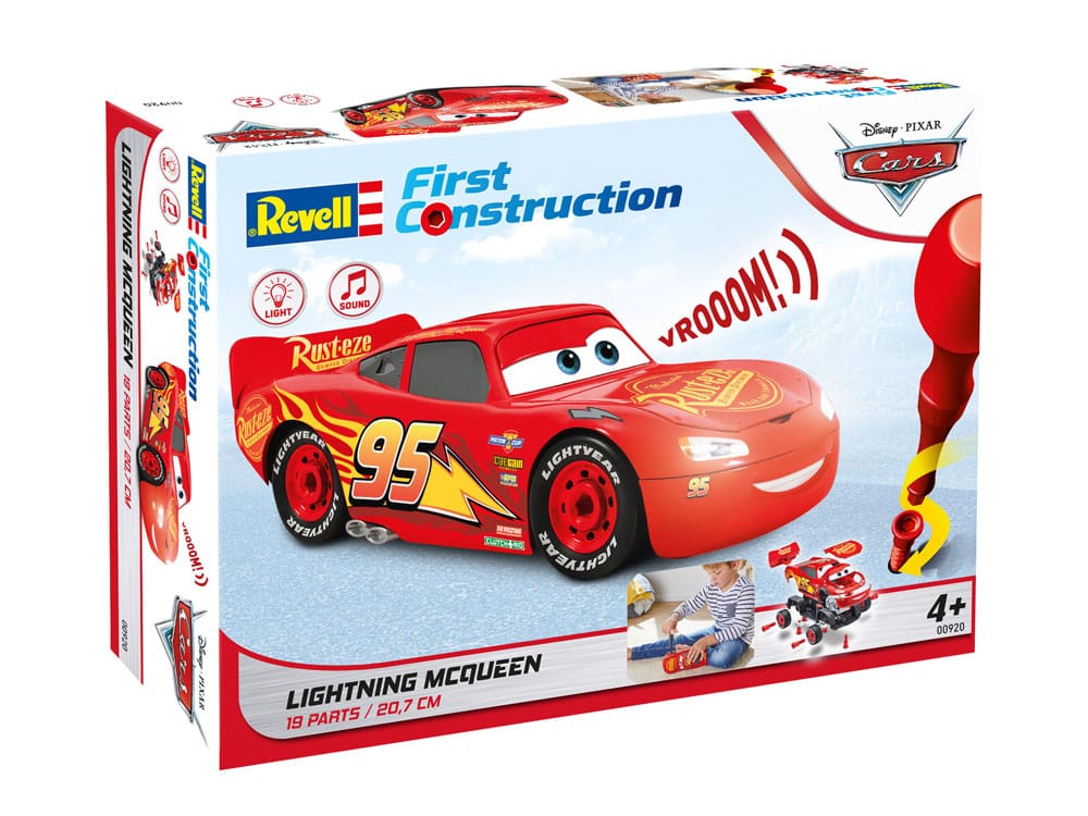 Cars Första Konstruktionsset Lightning McQueen 21 cm Revell