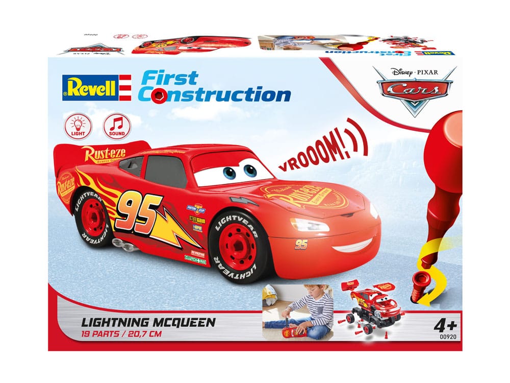 Cars Första Konstruktionsset Lightning McQueen 21 cm Revell