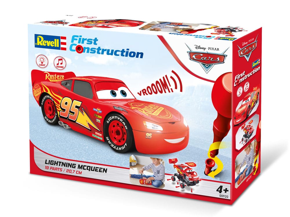 Cars Första Konstruktionsset Lightning McQueen 21 cm Revell