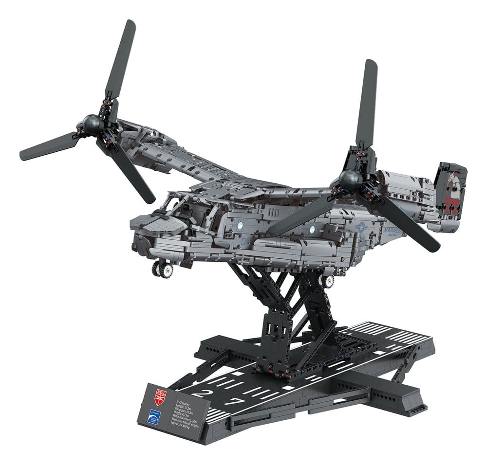 Bell Boeing Tegelsystem Byggsats Set V-22 Osprey 68 cm