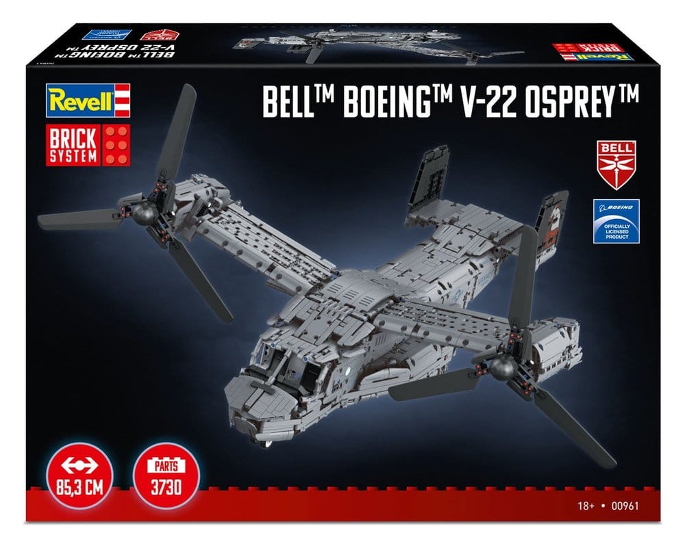 Bell Boeing Tegelsystem Byggsats Set V-22 Osprey 68 cm