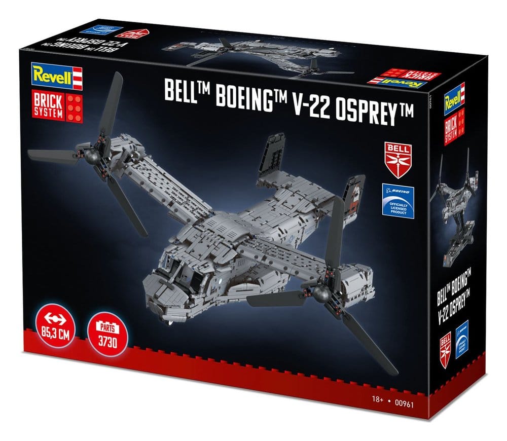 Bell Boeing Tegelsystem Byggsats Set V-22 Osprey 68 cm