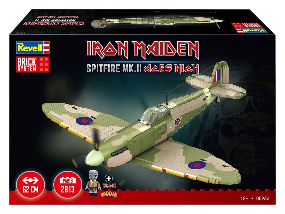 Iron Maiden Brick System Byggsats Spitfire MK.II Aces High 58 cm