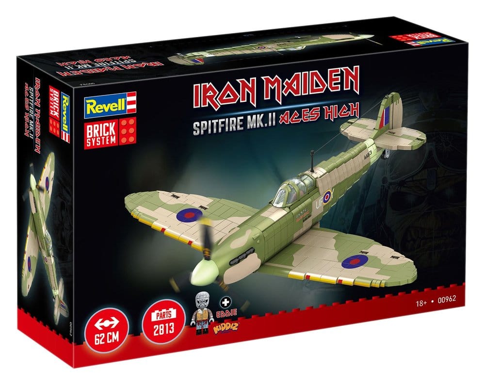 Iron Maiden Brick System Byggsats Spitfire MK.II Aces High 58 cm
