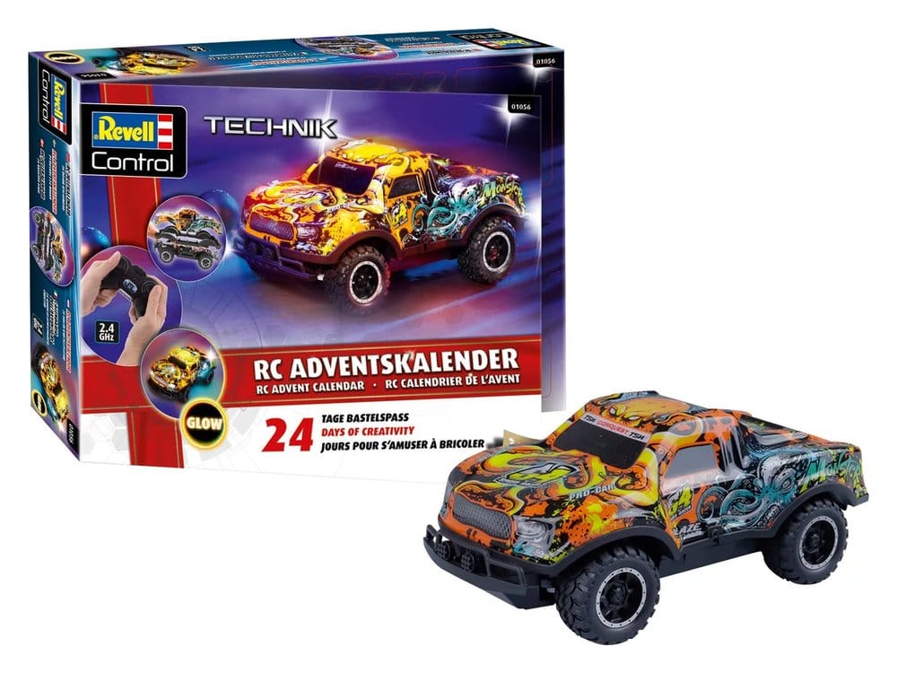 Revell Control Adventskalender RC-bil Julförare 28 cm