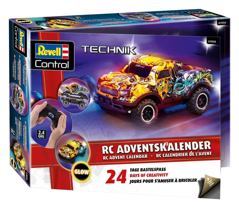 Revell Control Adventskalender RC-bil Julförare 28 cm