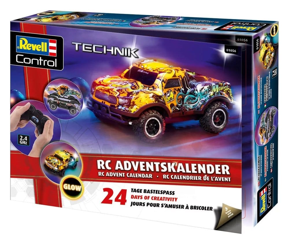 Revell Control Adventskalender RC-bil Julförare 28 cm