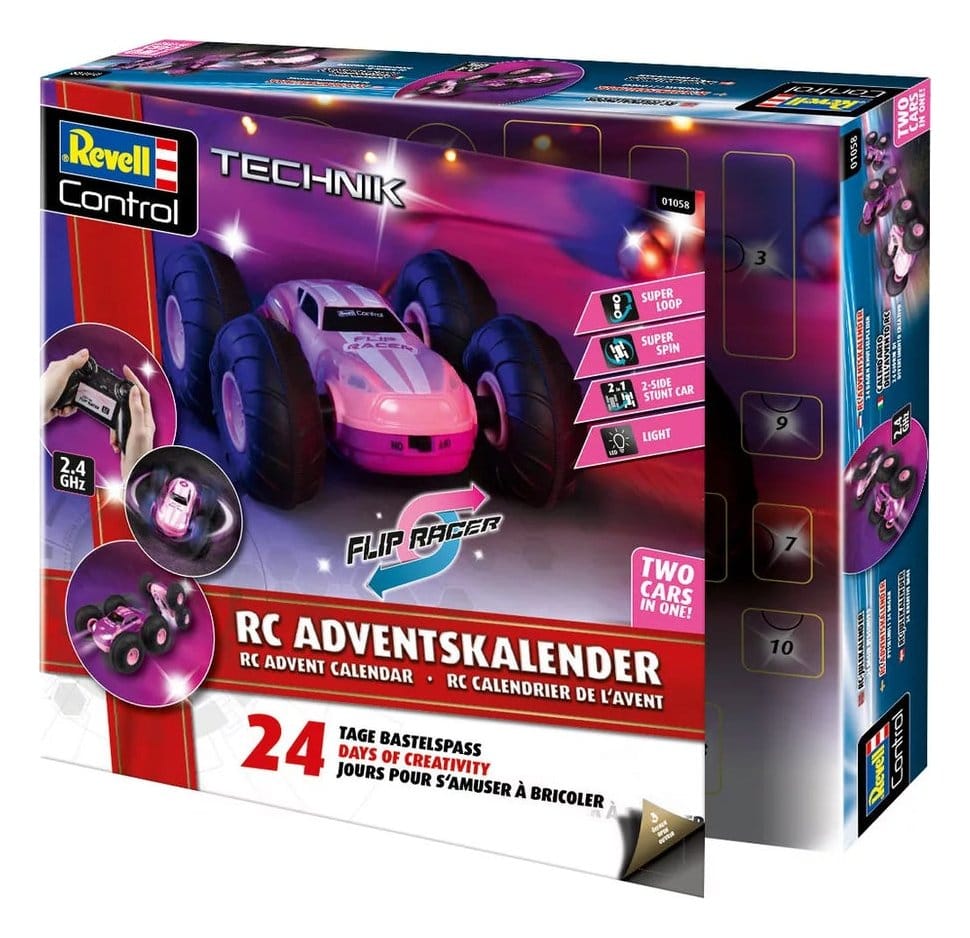 Revell Control Advent Calendar RC Stunt Car Flip Racer 16 cm