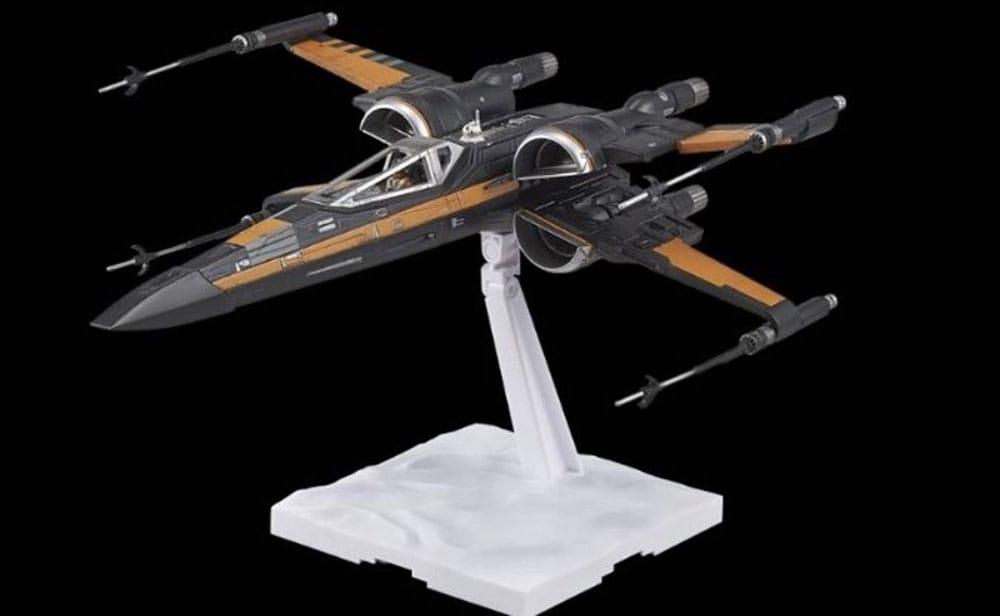 Star Wars Modellkit 1/72 Poe's X-Wing Fighter - 17 cm Bandai
