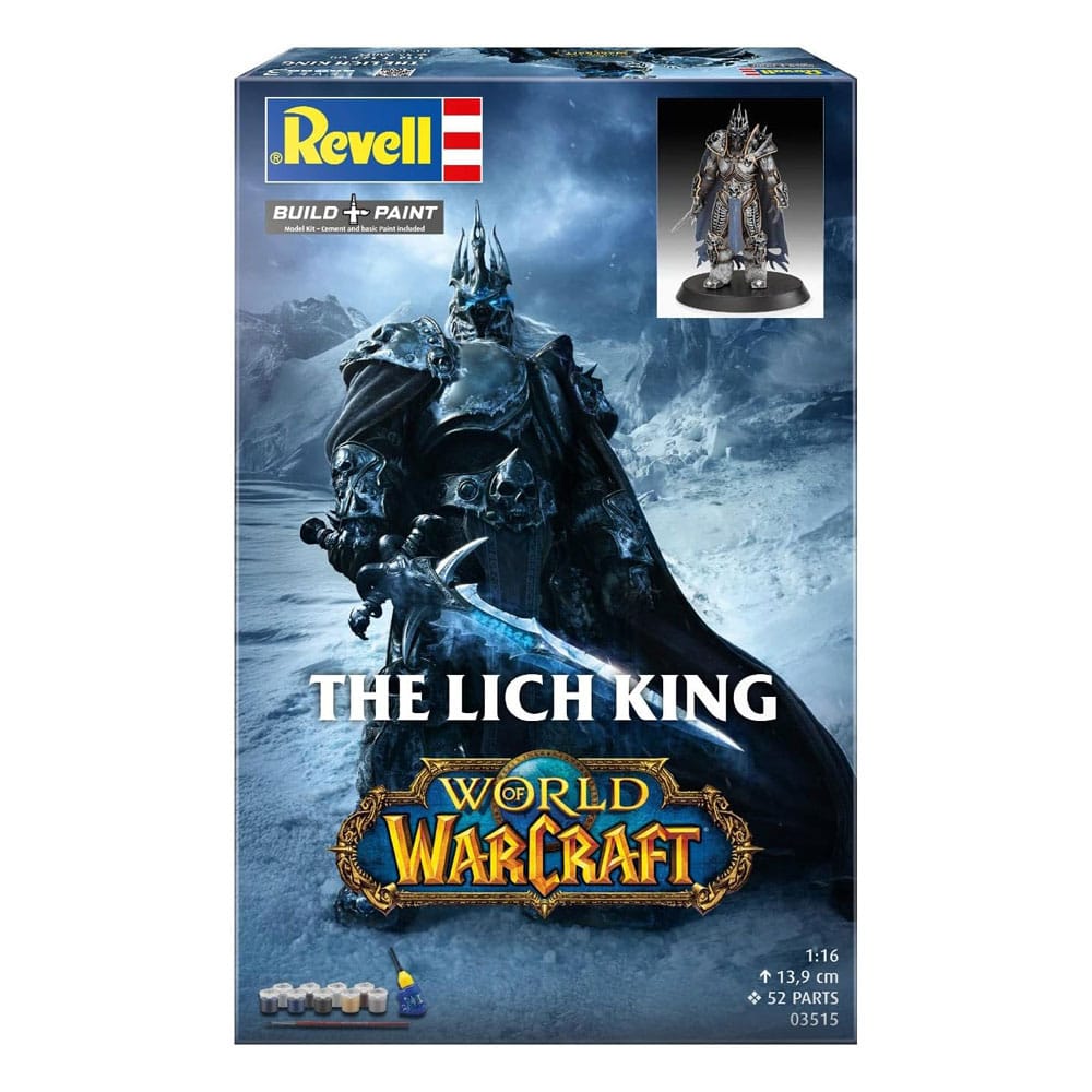 World of Warcraft Modellkit Gåvoset 1/16 Lich King 13 cm Revell