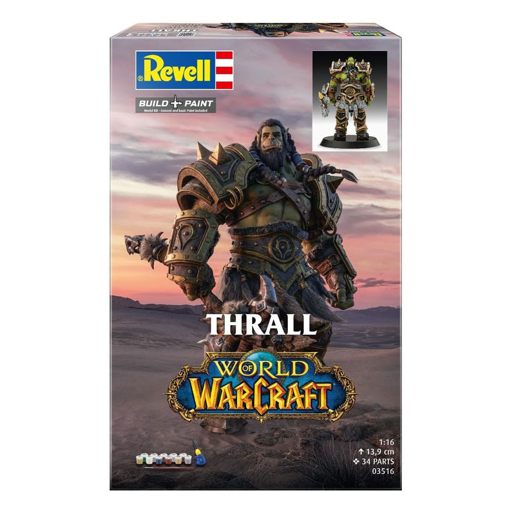 World of Warcraft Modellkit Gåvoset 1/16 The Orc Thrall 13 cm Revell