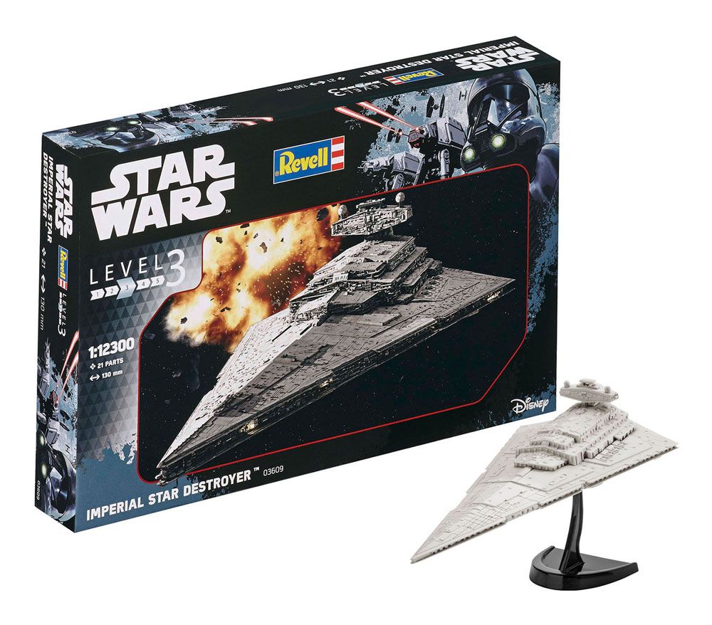 Star Wars Modellkit 1/12300 Imperial Star Destroyer 13 cm Revell