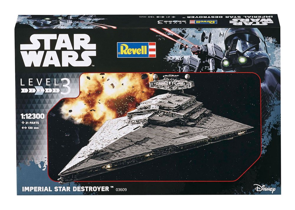 Star Wars Modellkit 1/12300 Imperial Star Destroyer 13 cm Revell