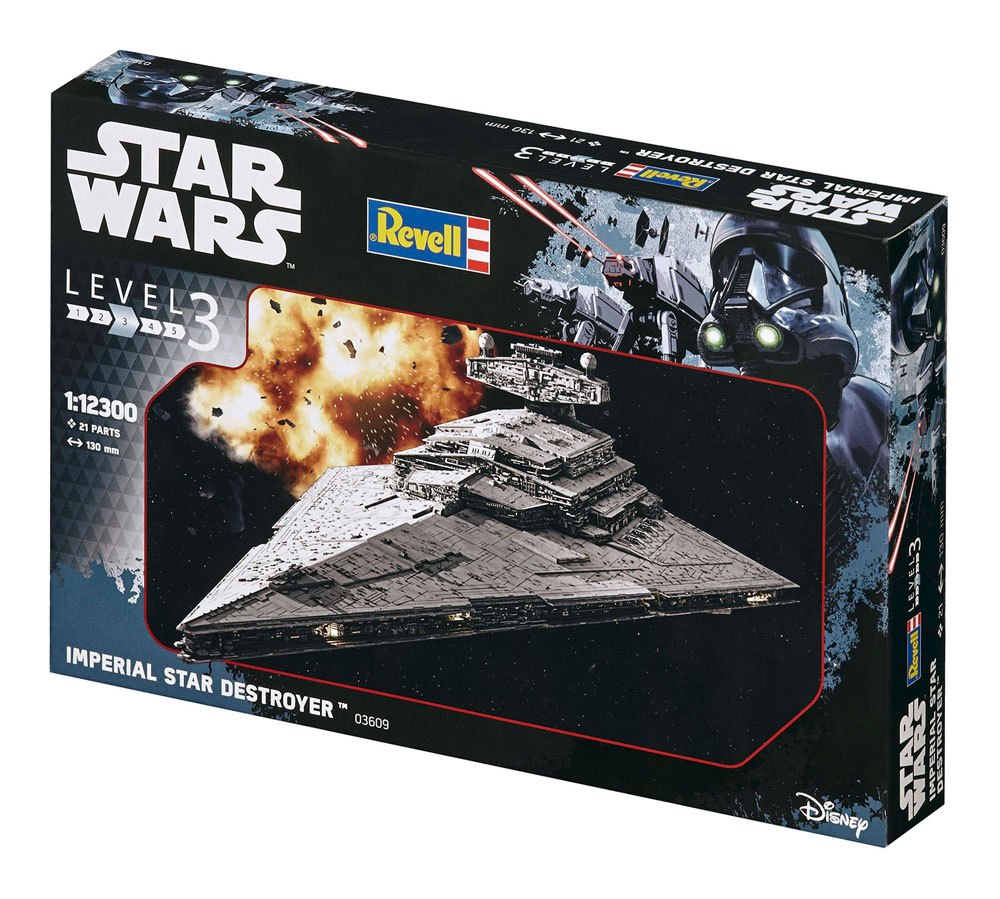 Star Wars Modellkit 1/12300 Imperial Star Destroyer 13 cm Revell