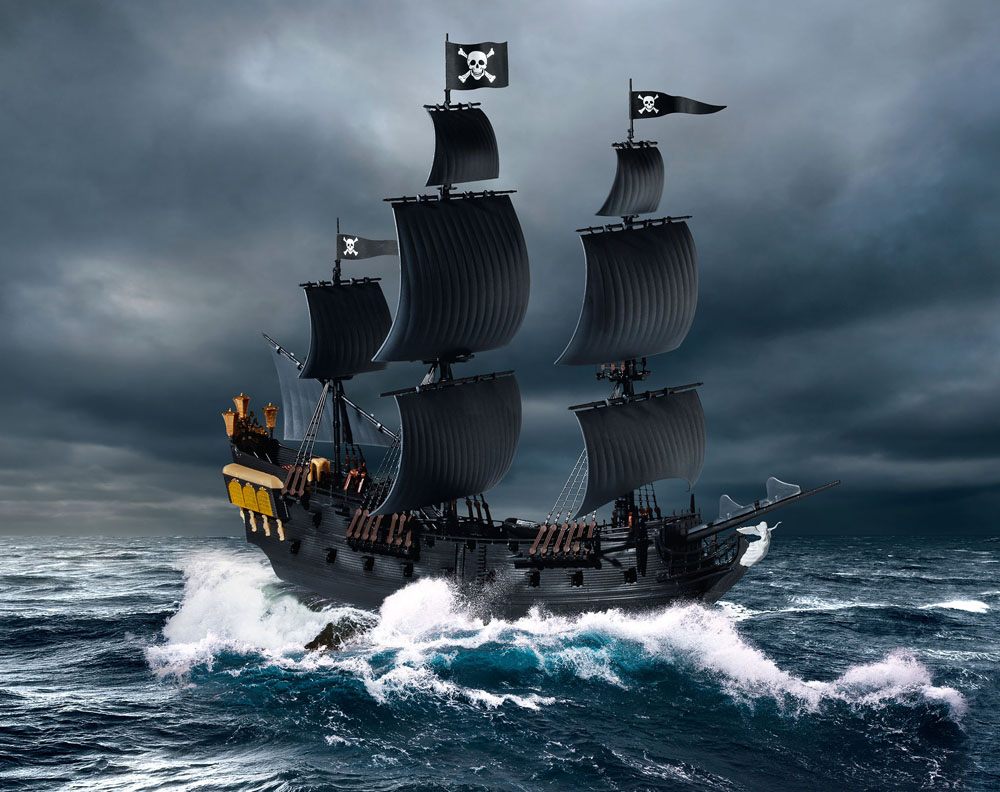 Pirates of the Caribbean Black Pearl Modellkit 1/150 Revell
