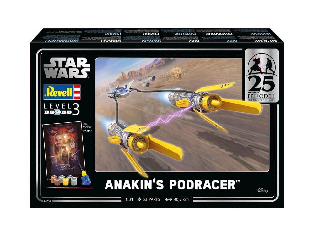 Star Wars Episode I Modellkit Gåvoset 1/31 Anakin's Podracer 40 cm Revell