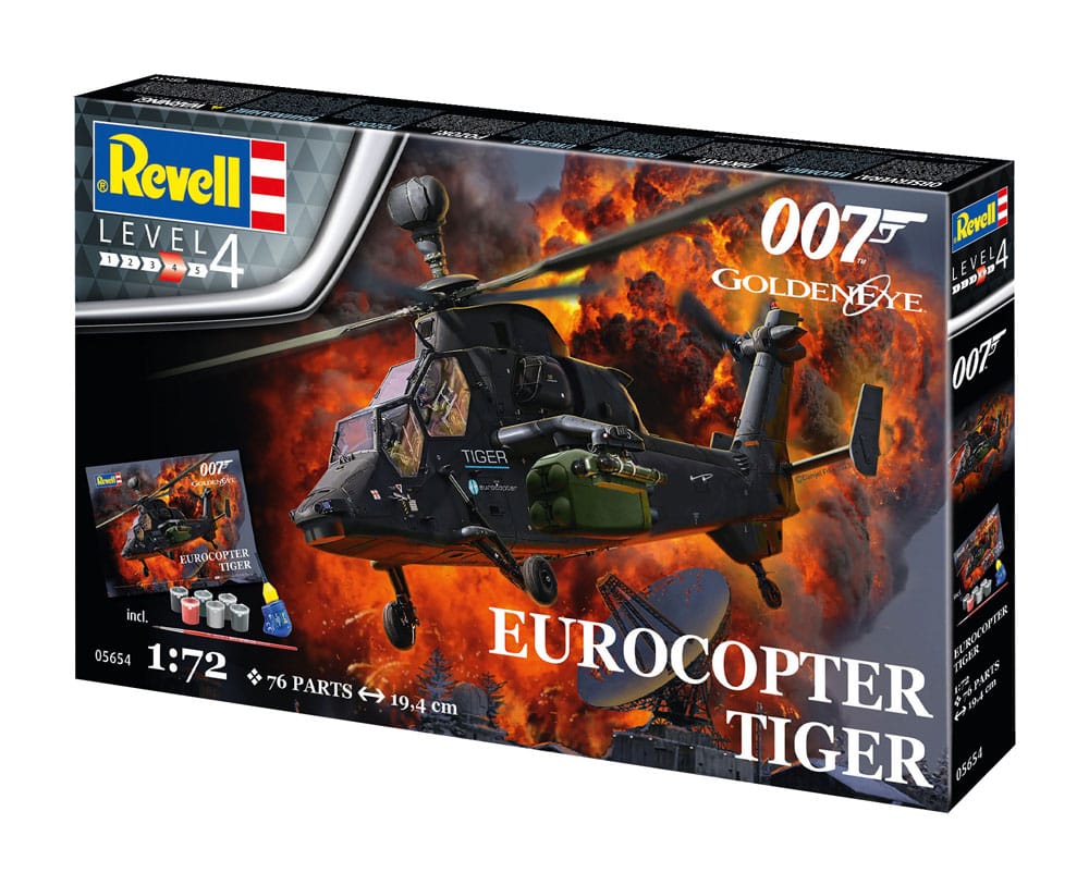 James Bond Eurocopter Tiger Model Kit 1/72 Gift Set Revell