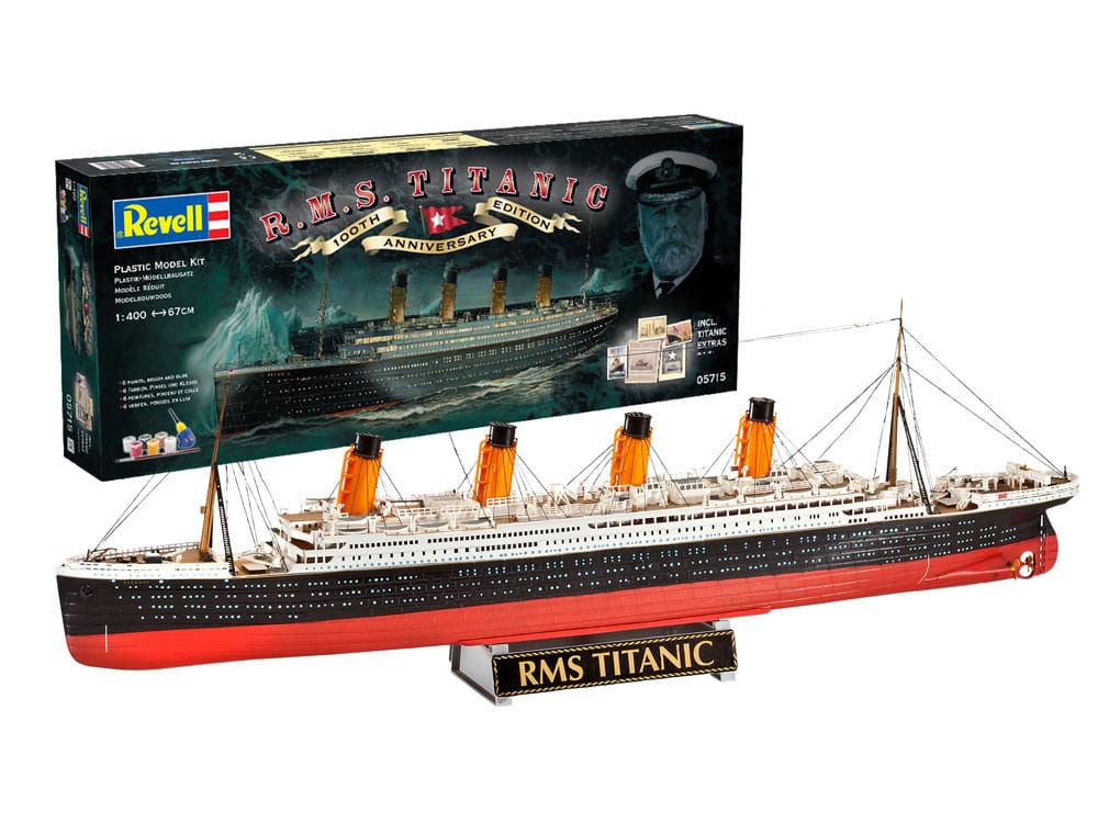 Titanic Modellkit Gåvoset 1/400 R.M.S. Titanic 100-årsjubileum Revell