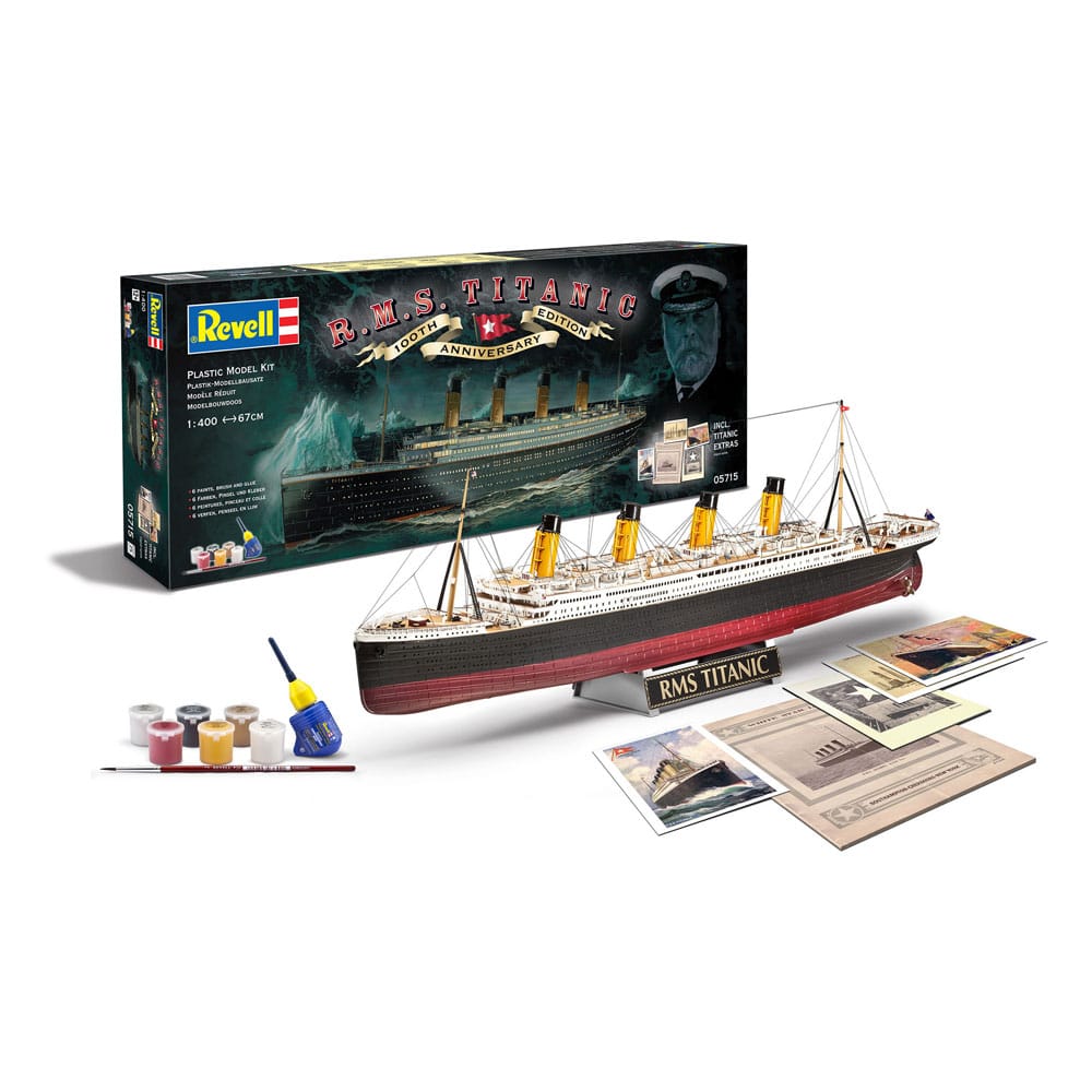 Titanic Modellkit Gåvoset 1/400 R.M.S. Titanic 100-årsjubileum Revell