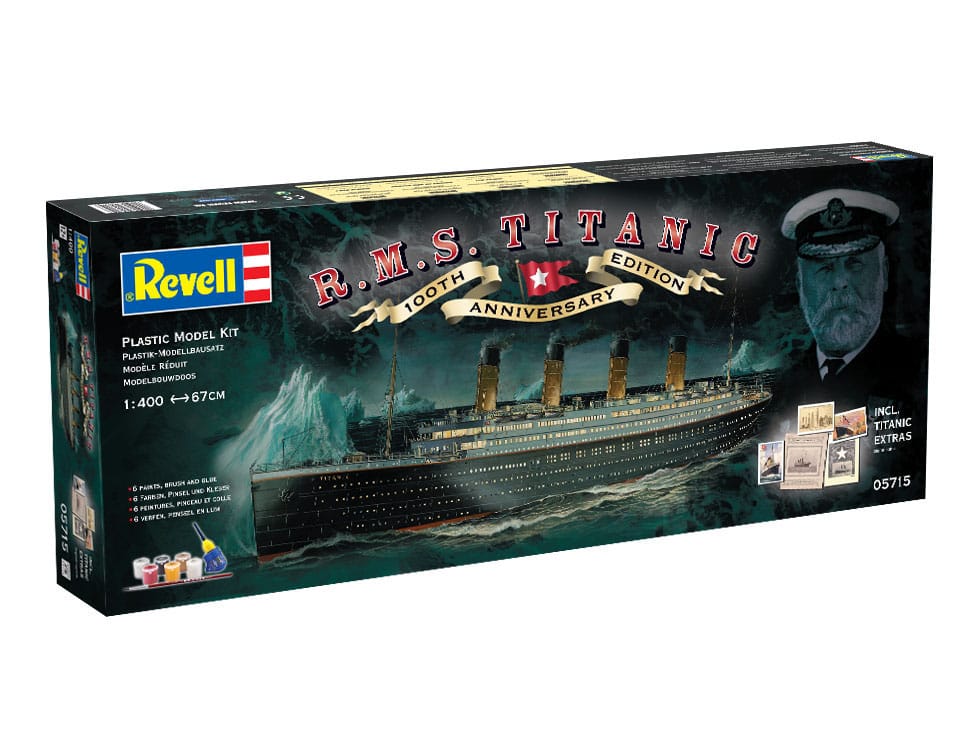Titanic Modellkit Gåvoset 1/400 R.M.S. Titanic 100-årsjubileum Revell