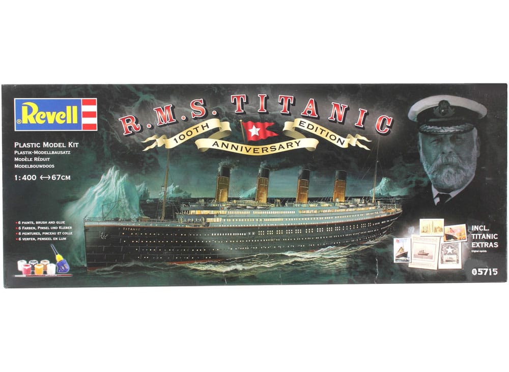 Titanic Modellkit Gåvoset 1/400 R.M.S. Titanic 100-årsjubileum Revell