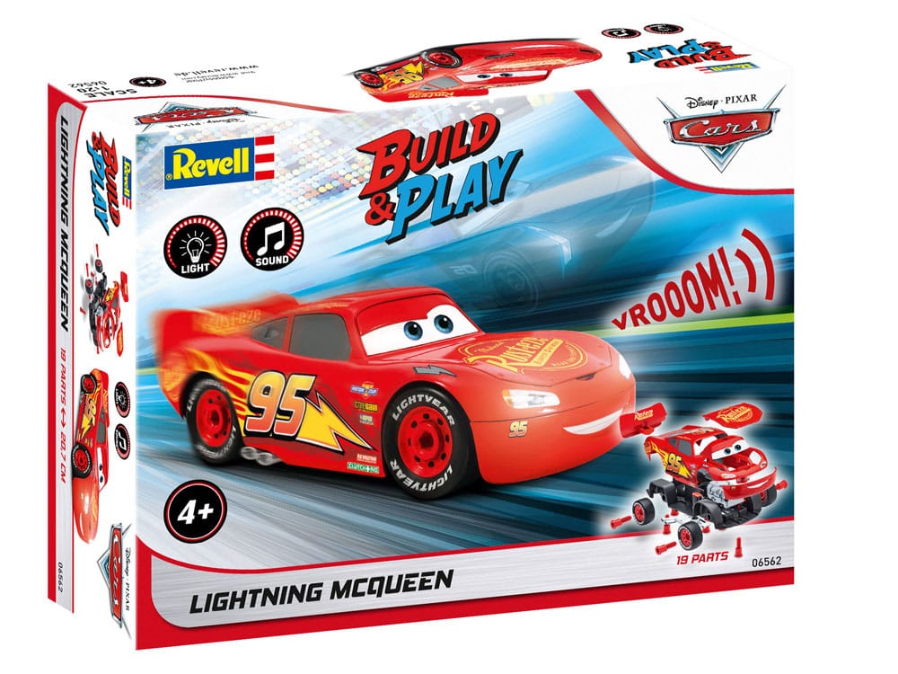 Bilmodell Kit 1/20 Lightning McQueen 20 cm Revell