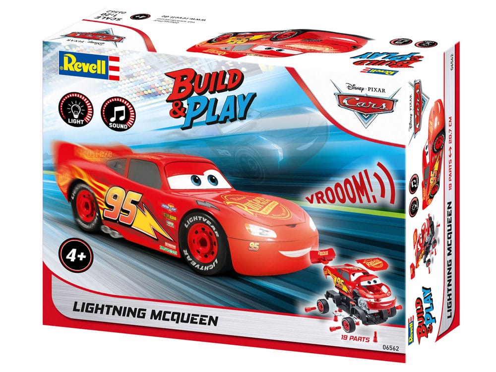 Bilmodell Kit 1/20 Lightning McQueen 20 cm Revell