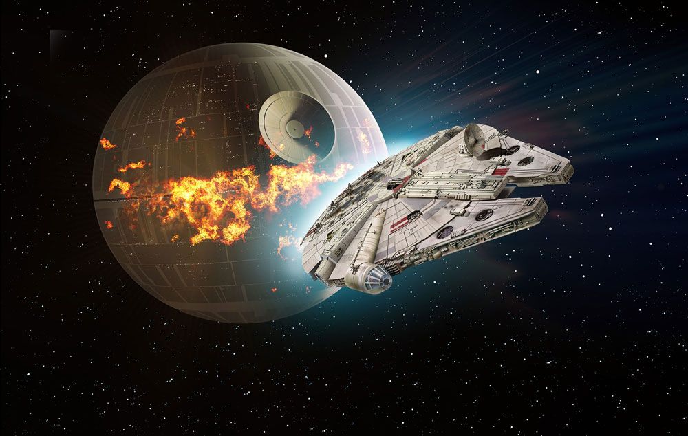 Star Wars Modellbyggsats 1/72 Millennium Falcon 38 cm