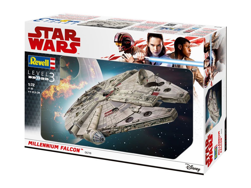 Star Wars Modellbyggsats 1/72 Millennium Falcon 38 cm