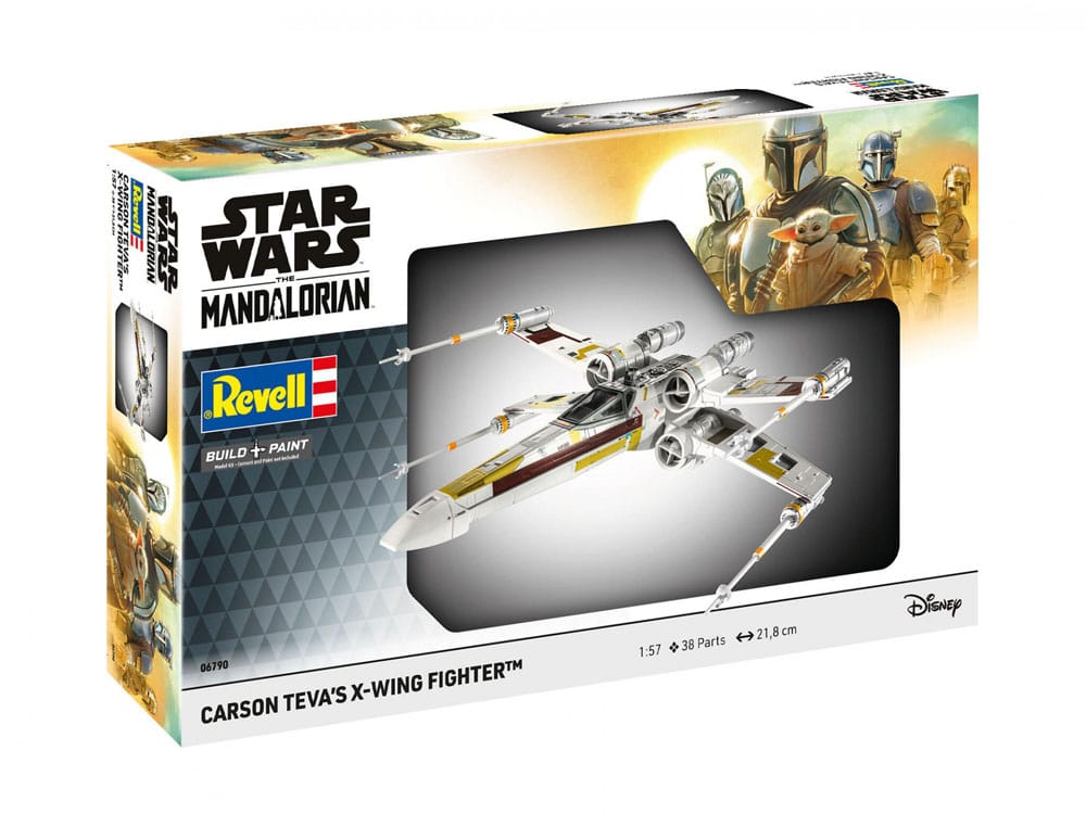 Star Wars Model Kit 1/57 Carson Teva's X-Wing Fighter 22 cm Revell
