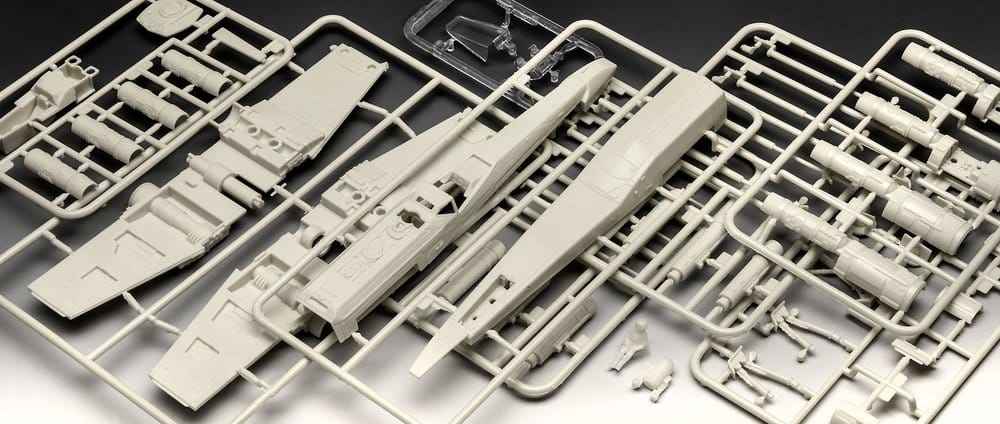Star Wars The Mandalorian och Grogu Revell Modellkit 1/57 New Republic X-Wing Fighter 22 cm
