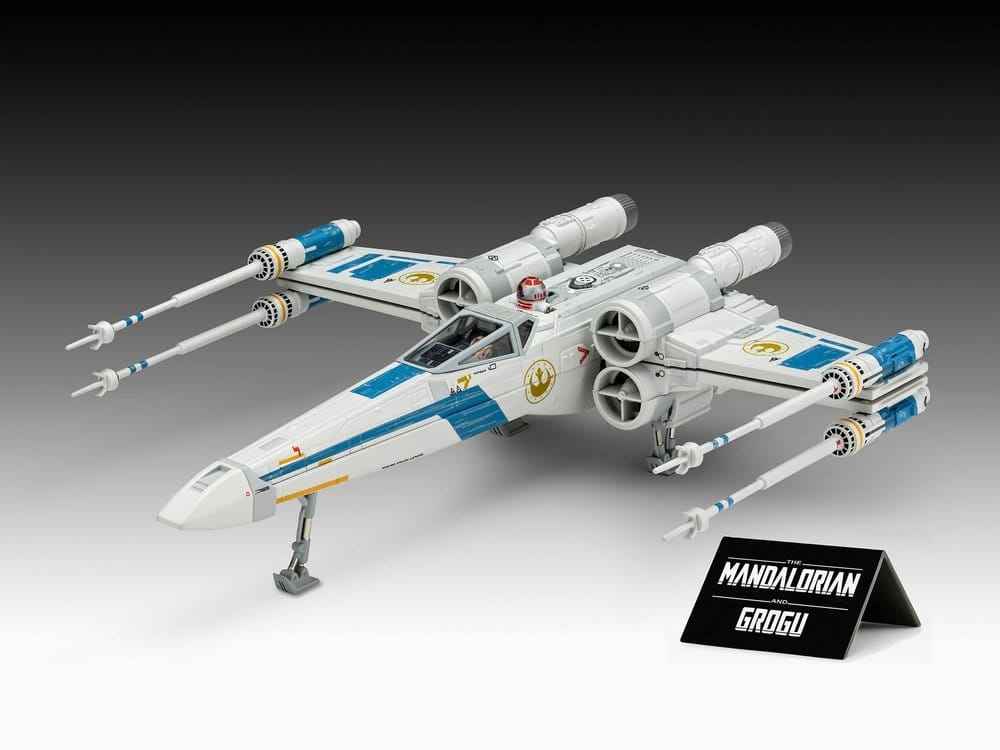 Star Wars The Mandalorian och Grogu Revell Modellkit 1/57 New Republic X-Wing Fighter 22 cm