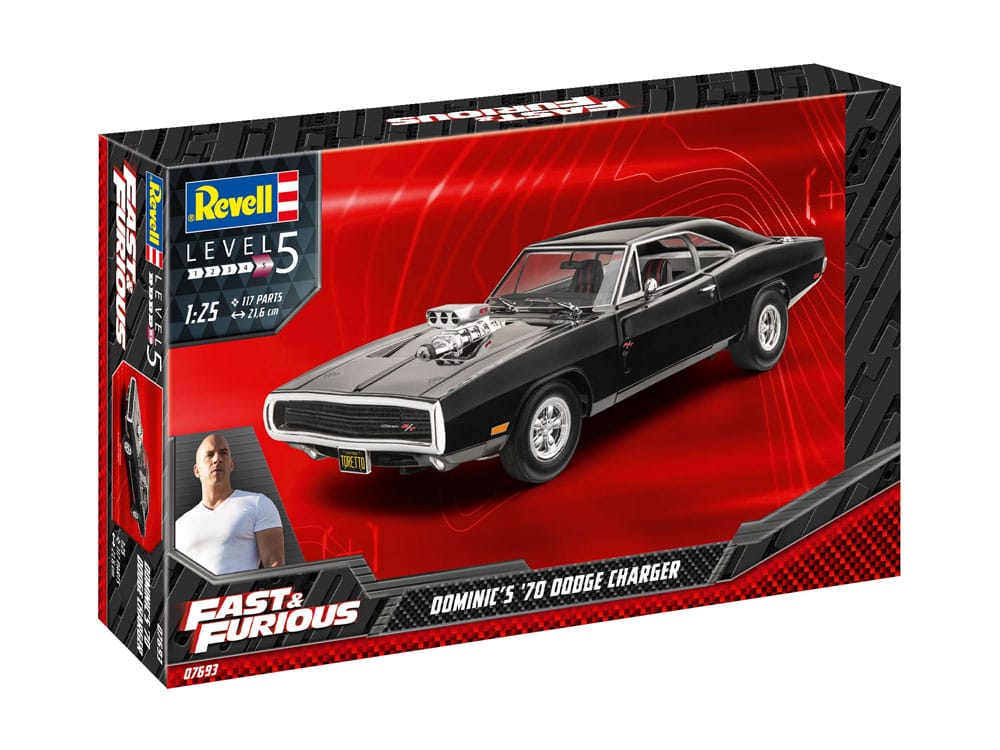 Fast & Furious Dominics 1970 Dodge Charger Modellkit Revell