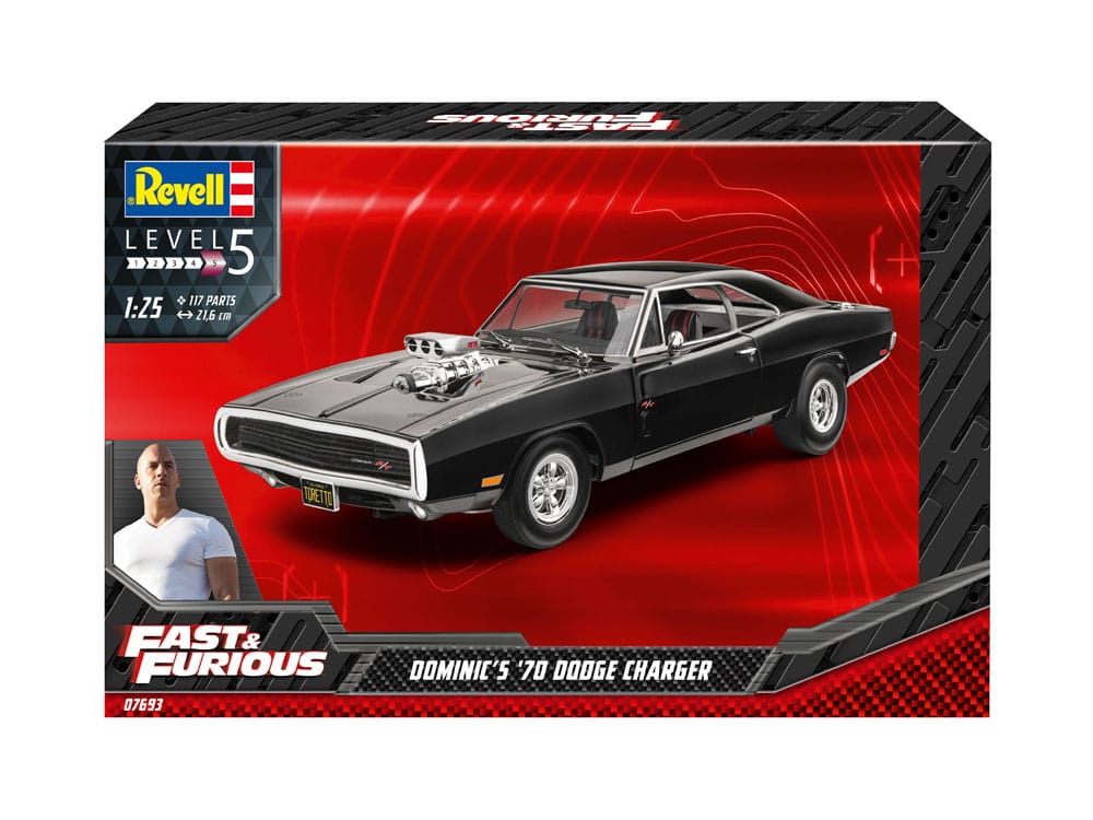 Fast & Furious Dominics 1970 Dodge Charger Modellkit Revell