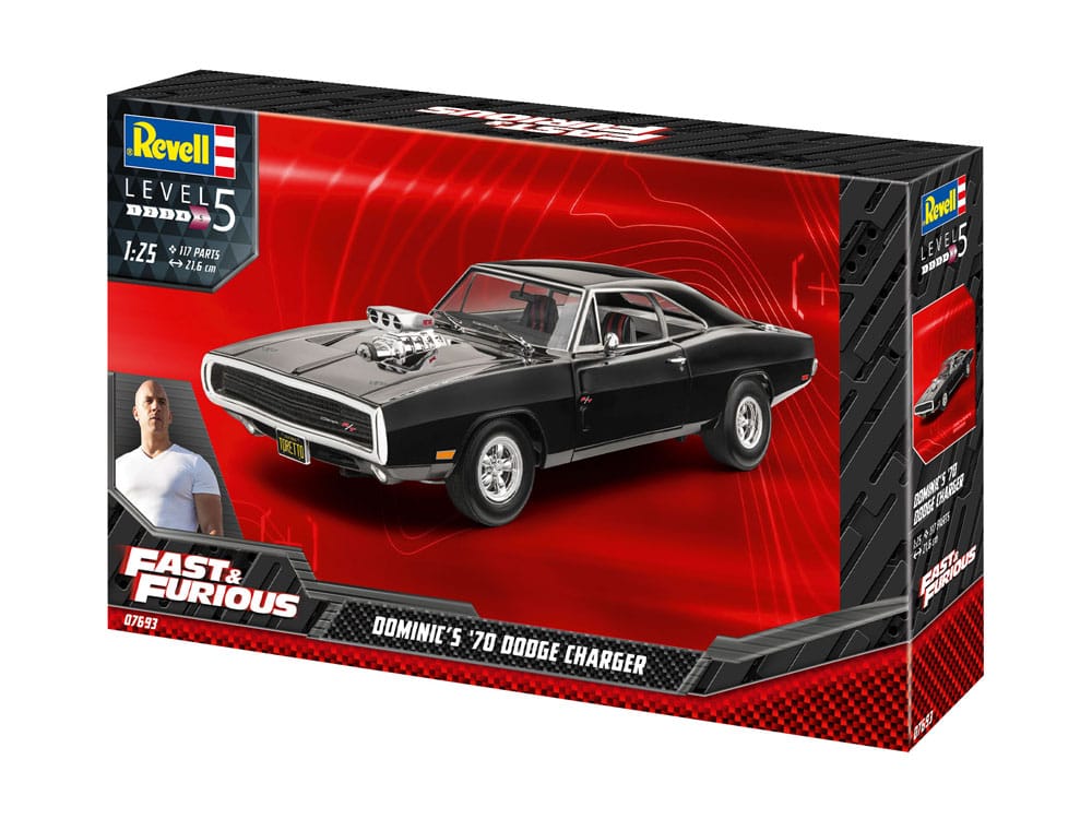 Fast & Furious Dominics 1970 Dodge Charger Modellkit Revell