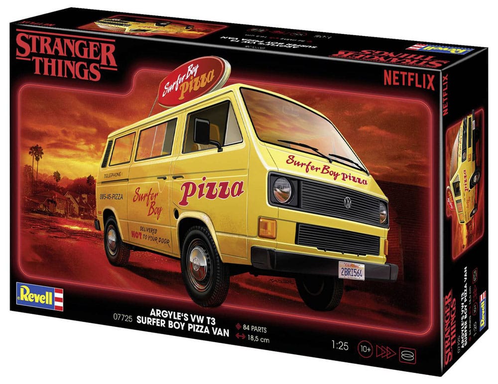 Stranger Things Modellkit 1/25 VW T3 Surfer Boy Buss - 19 cm Revell