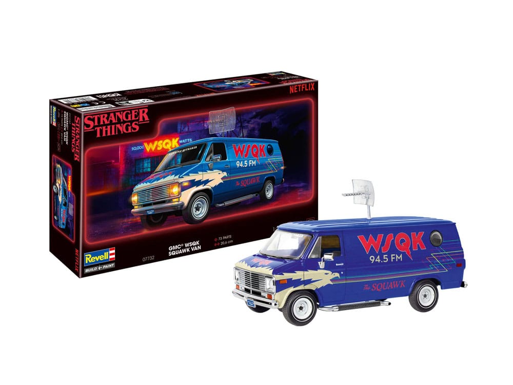 Stranger Things Modellkit 1/25 Squawk Van 21 cm Revell