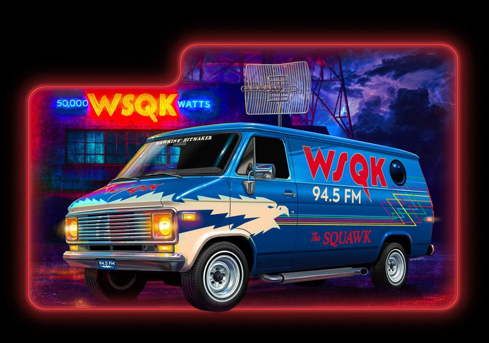 Stranger Things Modellkit 1/25 Squawk Van 21 cm Revell